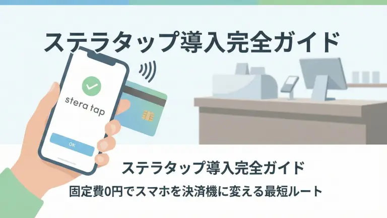ステラタップ導入完全ガイド｜固定費0円でスマホを決済機に変える最短ルート【iPhone/Android対応】